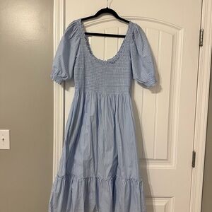 Hill House Blue Gingham Louisa Nap Dress